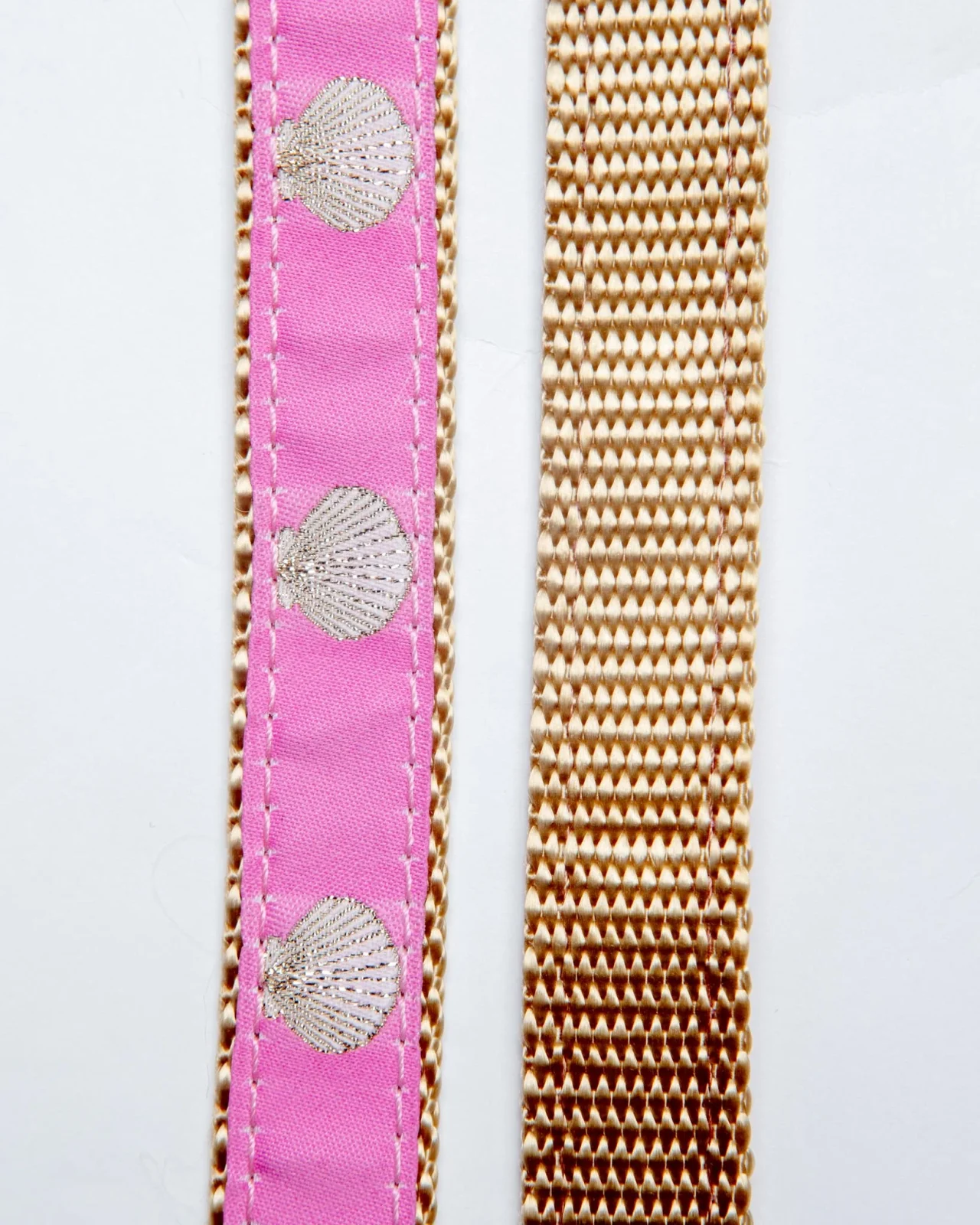 Pink Scallop Shell Dog Leash (Made in the USA) - Image 2