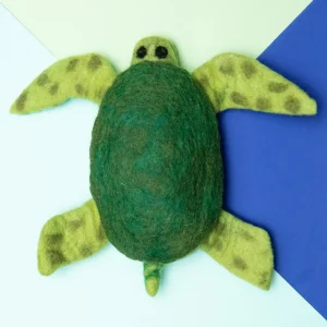 Trevor the Sea Turtle Wool Pet Toy