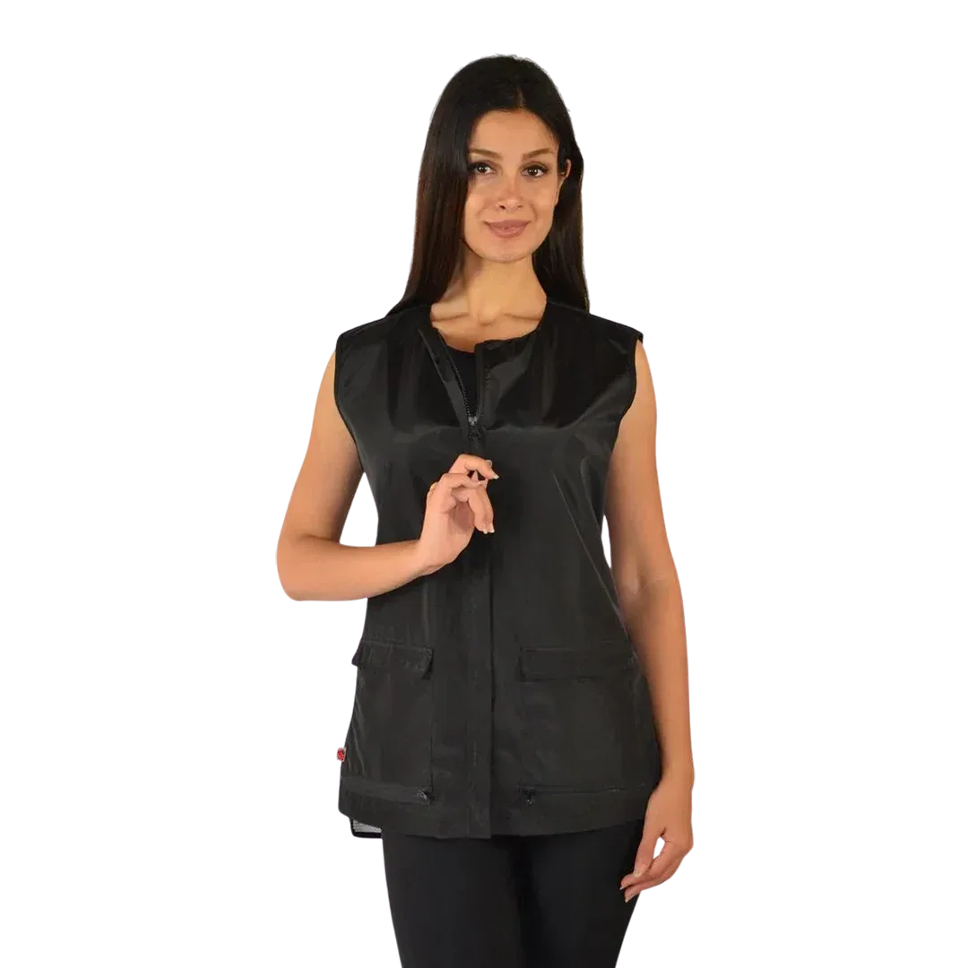 Ladies Waterproof Black Vest by Ladybird Line
