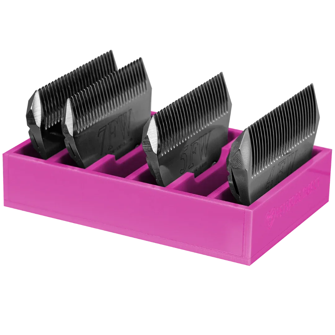 Mini Wide 6 Blade Holder Hot Pink by PetStore.Direct