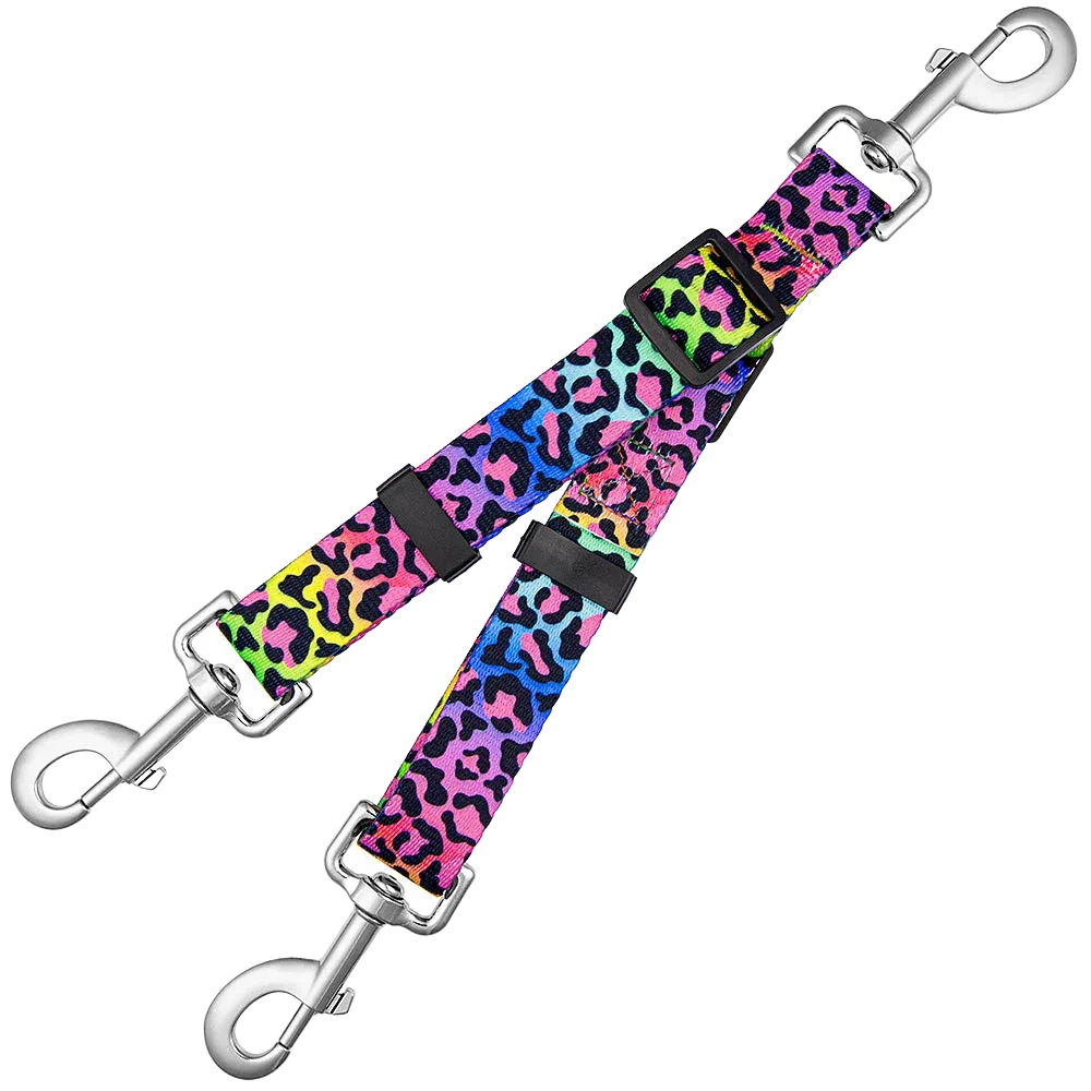 Connector Straps Neon Leopard by Groom Loop