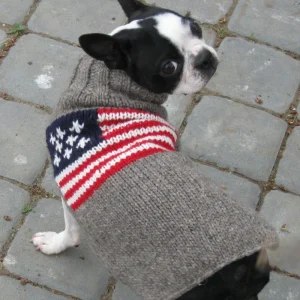 Flag Wool Dog Sweater (FINAL SALE)