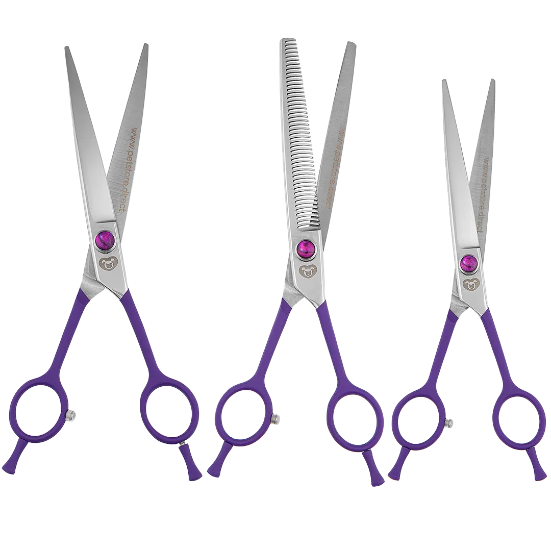 7.5" 3-Piece Student Shear Set by PetStore.Direct