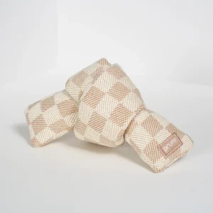 Checkered Knot Plush Dog Toy