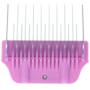 16mm Pink Wide Glide Skip Tooth Comb Attachment by PetStore.Direct