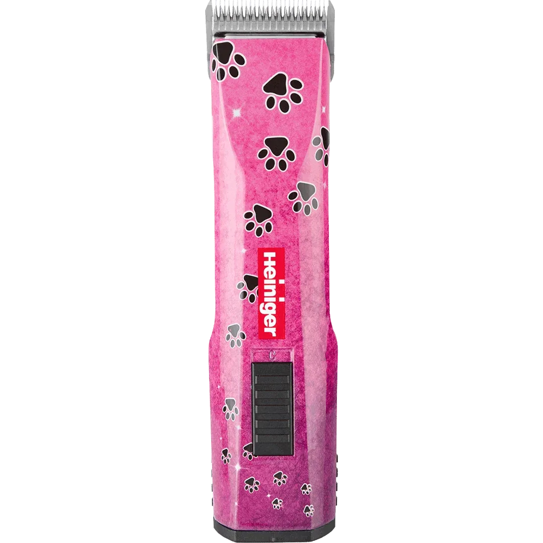Pink Paws Saphir Cordless Clipper with One Battery by Heiniger - Image 2