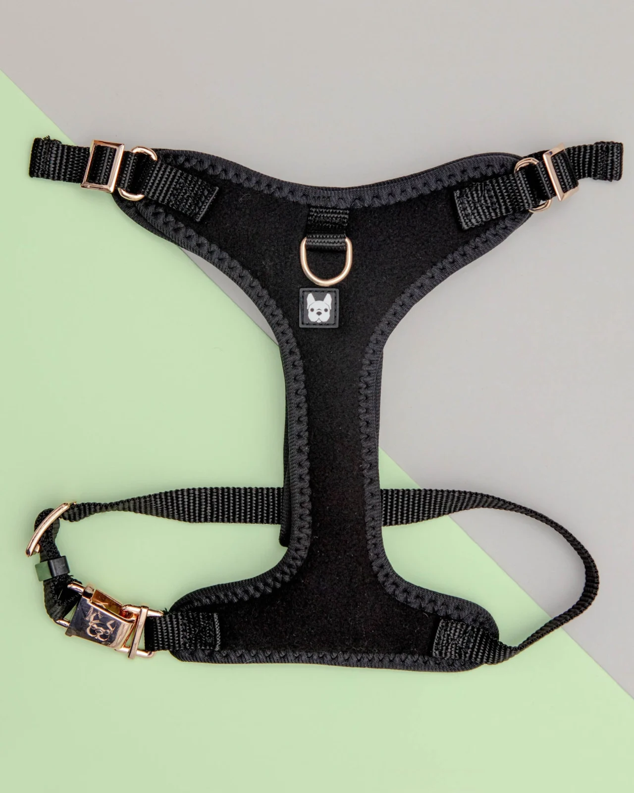 Aquafleece Water Repellant Dog Harness in Black(FINAL SALE)