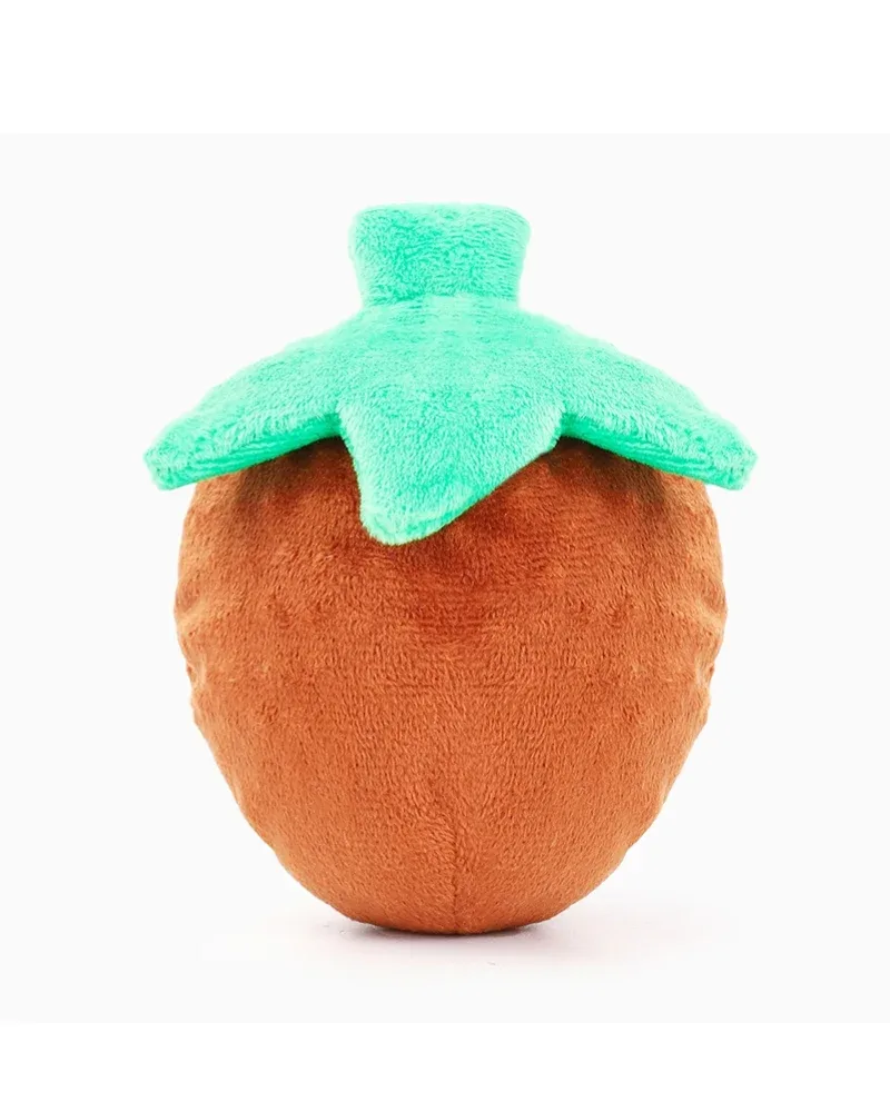 Chocolate Strawberry 2-in-1 Squeaky Dog Toy - Image 2