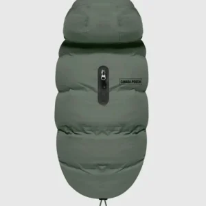 Waterproof Dog Puffer in Forest Green