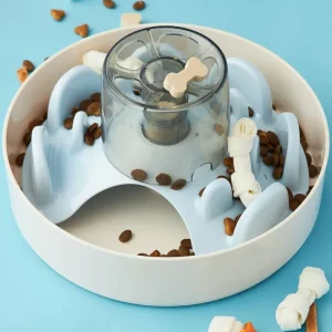 SPIN UFO Interactive Slow Feeder in Blue