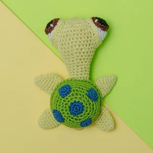 Sea Turtle Organic Knit Dog Toy
