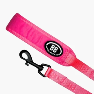 Buddy Belt Sport Leash in Neon Pink