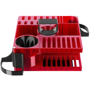 Mini Cube Tool Caddy Jolly Red by Vanity Fur