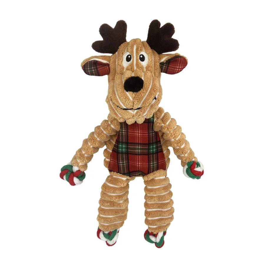 KONG Holiday Floppy Knots Reindeer Dog Toy Small/Medium