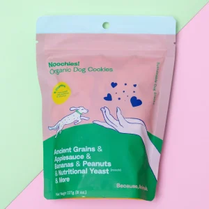 Noochies Organic Peanut Butter & Banana Dog Treats