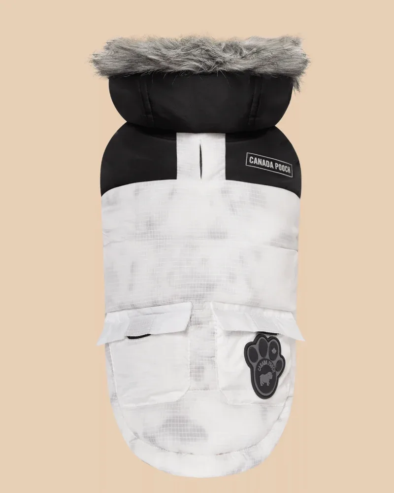 Eco True North Dog Parka in Marble <>
