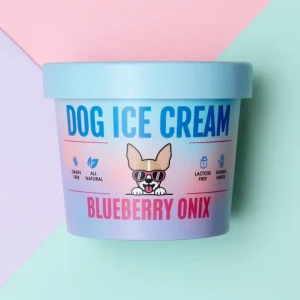 Blueberry Onix Human Grade Dog Ice Cream Mix (Lactose-Free)