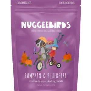 Pumpkin & Blueberry Crunchy Dog Biscuits (Made in the USA)