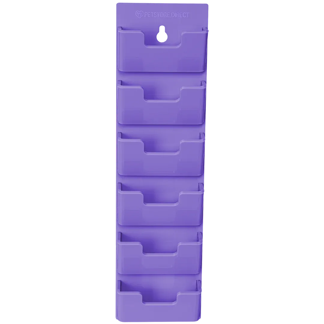 Wall Wide 6 Blades Holder Lavender by PetStore.Direct - Image 2