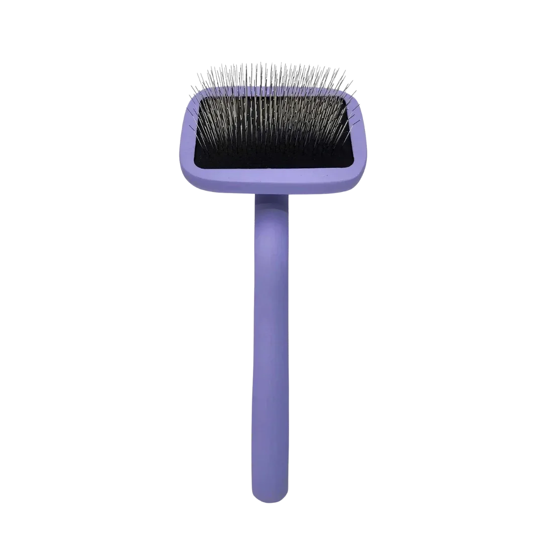 X-Small Karben Lavender Slicker Brush by Chris Christensen