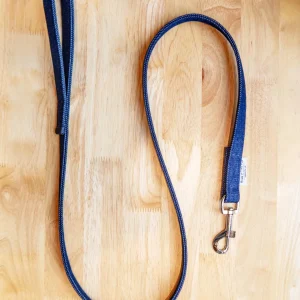 Denim Dog Leash (Made in the USA) (Dog & Co. Exclusive)