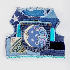 Celestial Denim Harness Vest for Dogs (Made in the USA) (FINAL SALE)