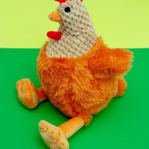 Rudy the Rooster Squeaky Ball Dog Toy