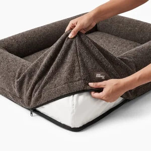 Bouclé Bed Replacement Cover - Brown Bouclé