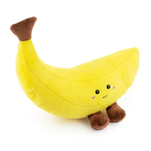 20" Jumbo Banana with Squeaker & Crinkle Dog Toy
