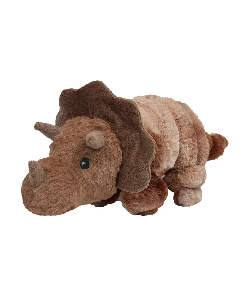 Tony Triceratops Squeaky Plush Dog Toy