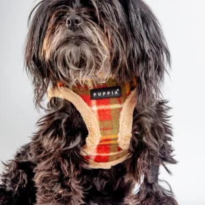 Soft Fleece Step-In Dog Harness In Plaid (FINAL SALE)