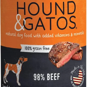 Hound And Gatos Dog Grain Free Beef 13oz. (Case of 12)