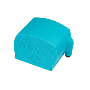 Small Brush Cover Cyan by Vanity Fur
