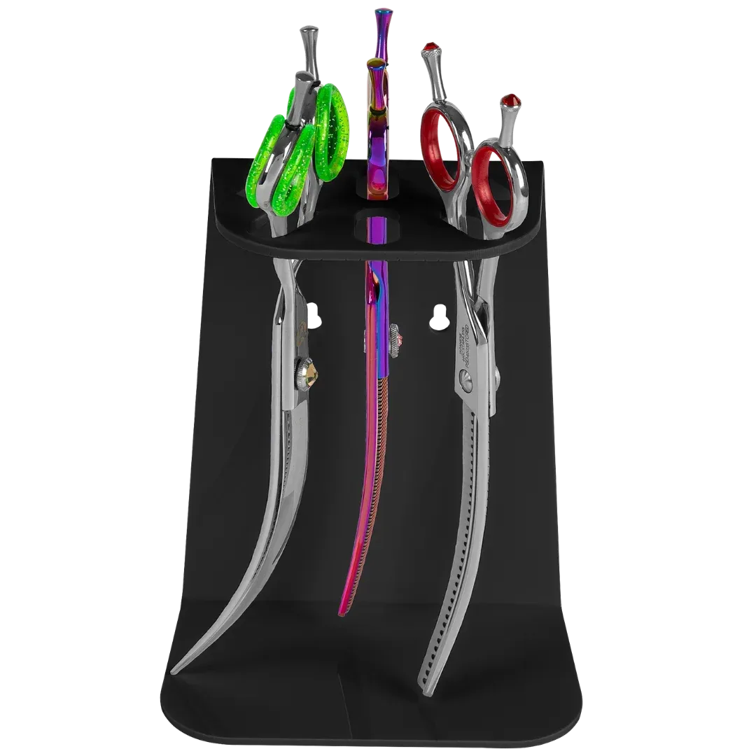 6 Scissor Tabletop and Wall Mount Holder Black by PetStore.Direct - Image 2