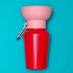 Strawberry and Guava Flip Dog Travel Water Bottle (Limited Edition)