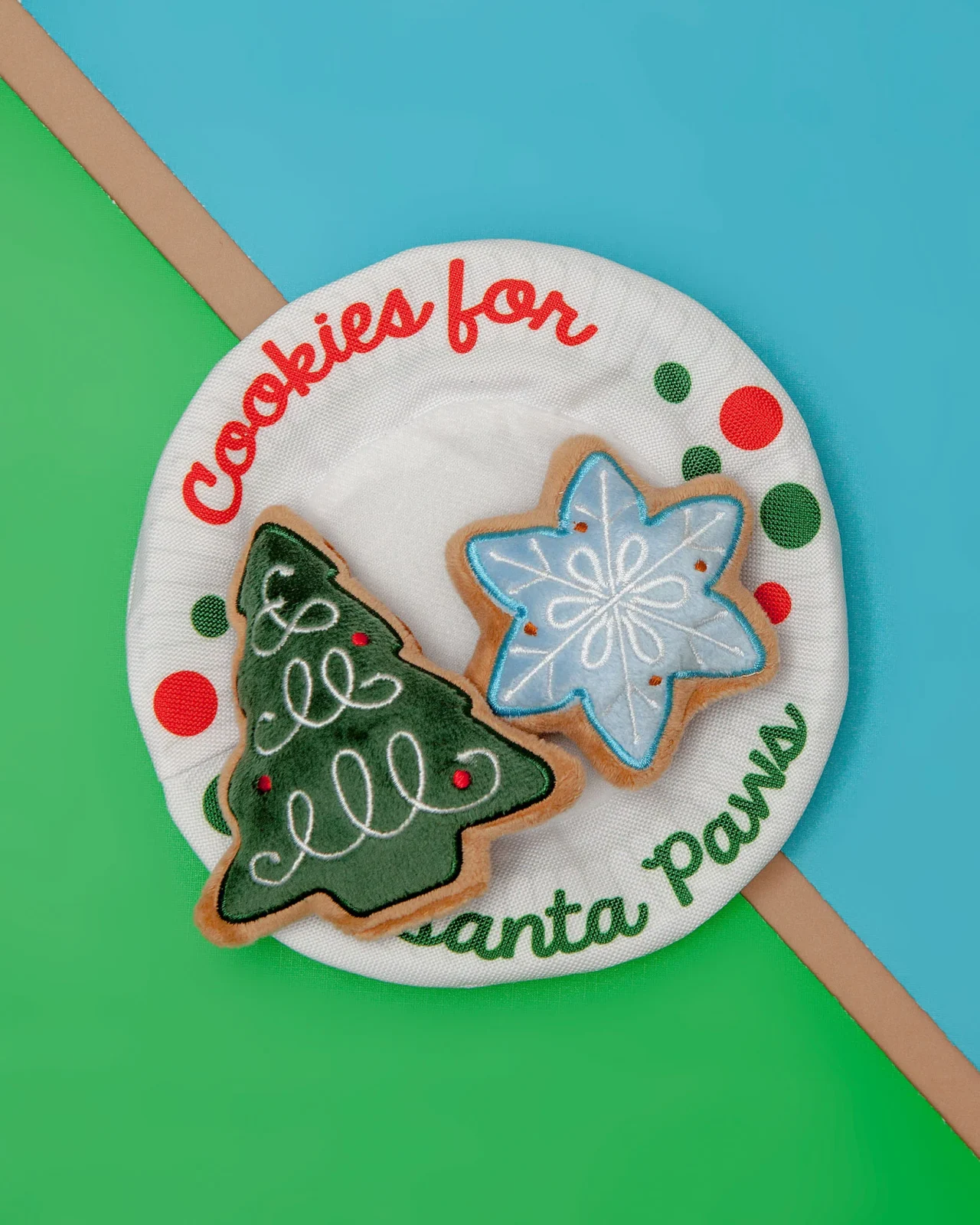 Christmas Eve Cookies for Santa Paws Dog Toy Set