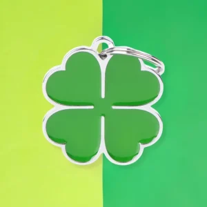 Four Leaf Clover Custom Pet ID Tag