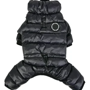 Ultra Light Winter Puffer Jumpsuit in Black (FINAL SALE)