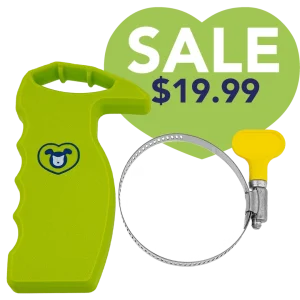 Furm Grip Dryer Handle Lime Green by PetStore.Direct