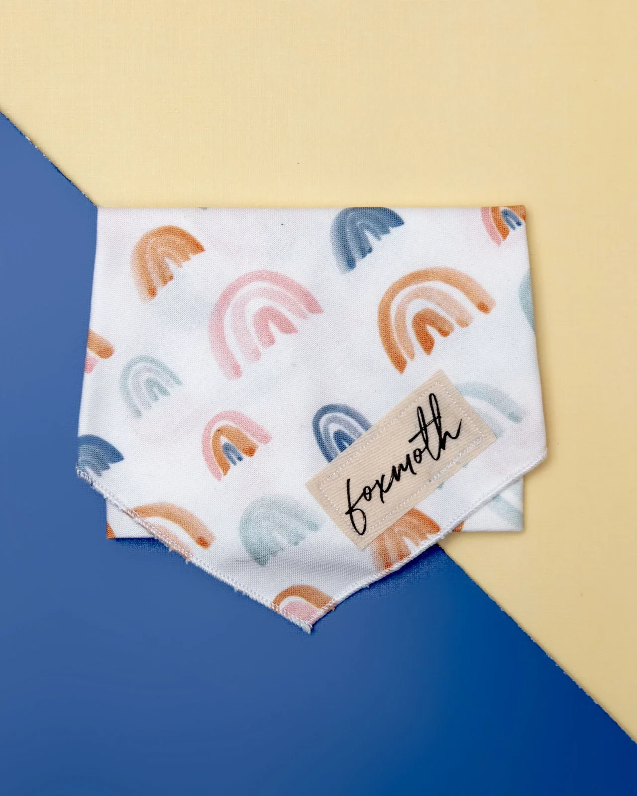 Natural Rainbow Dog Bandana (FINAL SALE)