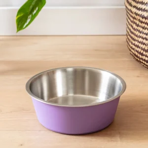 Malmo Stainless-Steel Pet Bowl in Lavender (FINAL SALE)
