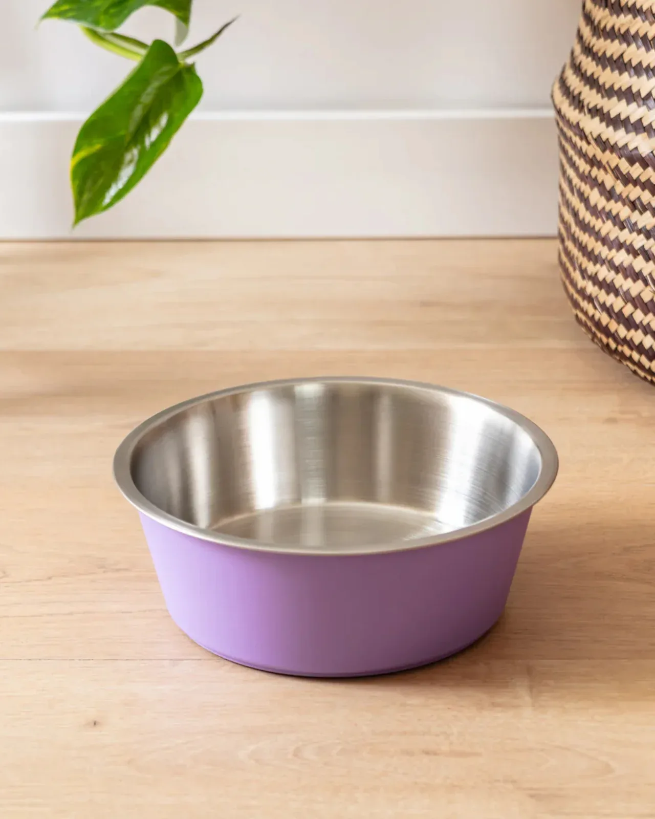 Malmo Stainless-Steel Pet Bowl in Lavender (FINAL SALE)