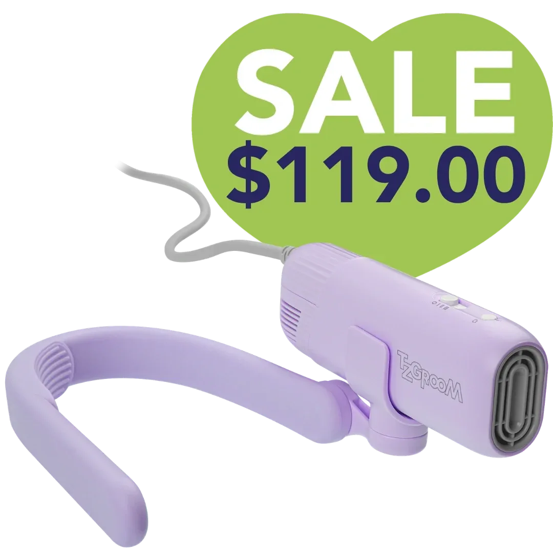 Purple Mini Portable Neck Dryer by TZGroom