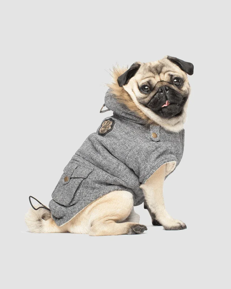Alaskan Army Dog Parka in Salt and Pepper (FINAL SALE)
