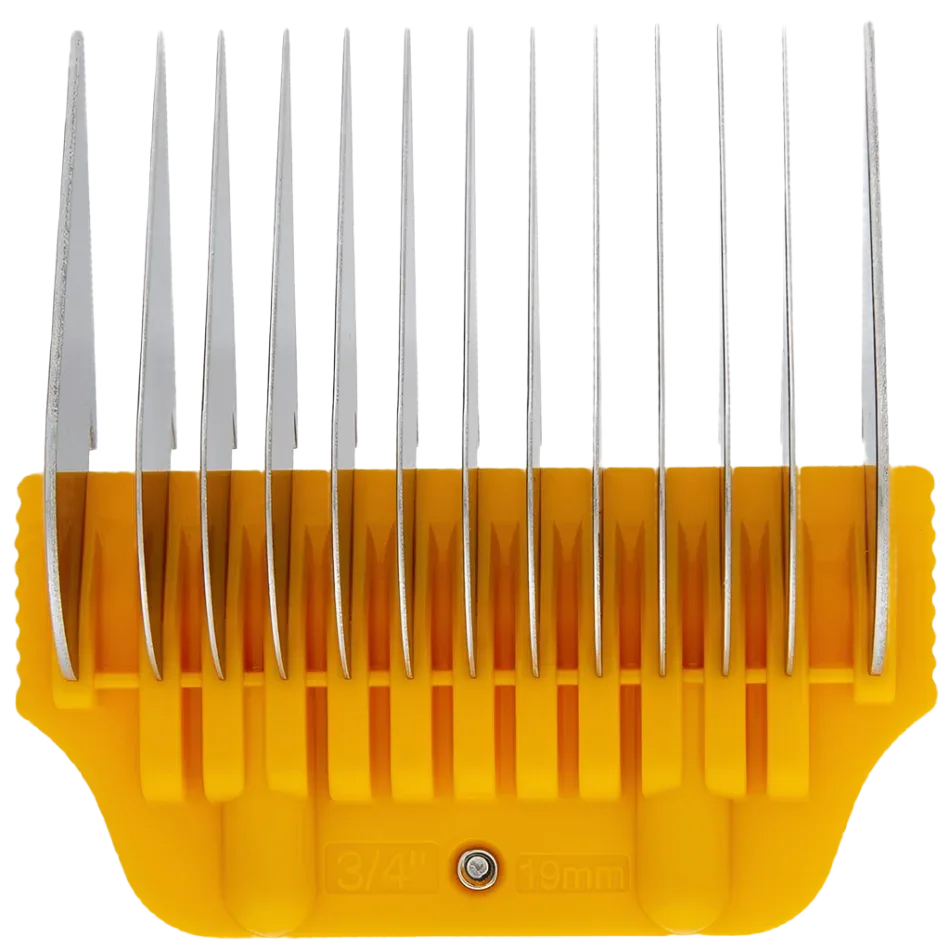 #A 3/4″ Orange Wide Snap on Comb by PetStore.Direct