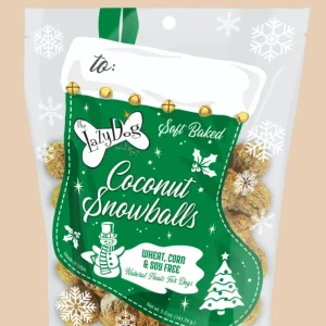 Coconut Snowballs Soft Baked Dog Treats (Made in the USA) <>