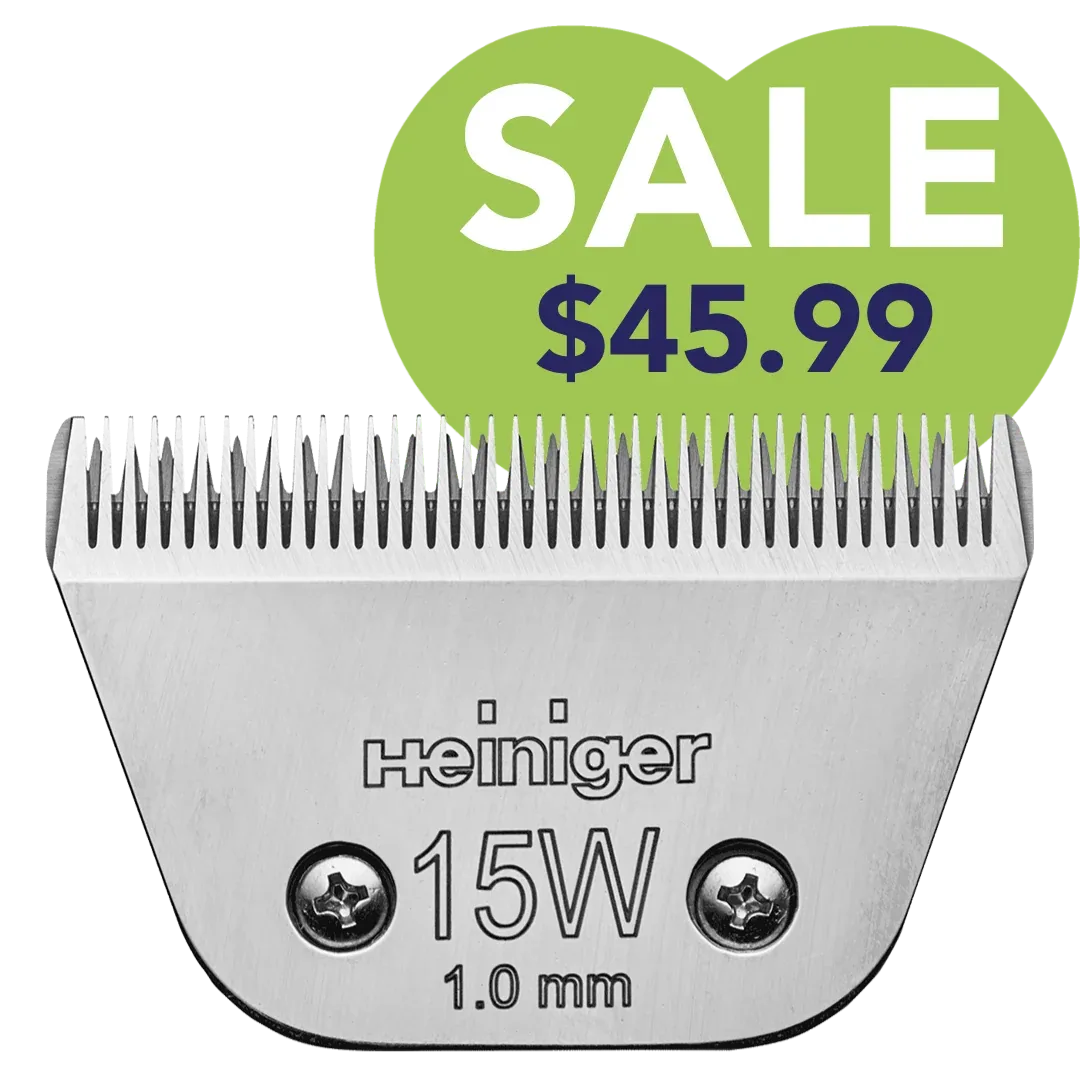 #15W Clipper Blade 1.0 mm by Heiniger