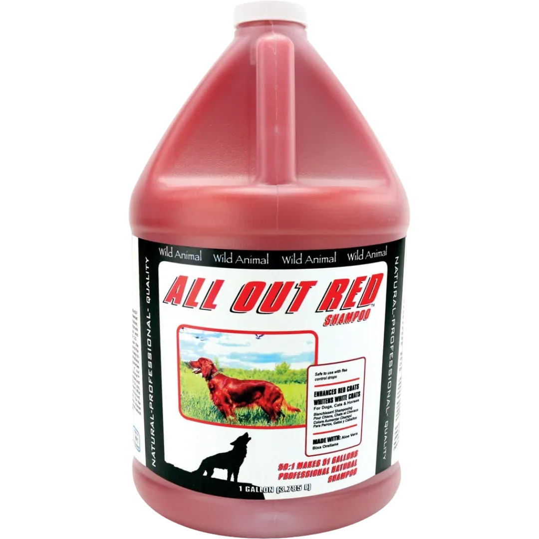All Out Red Shampoo Gallon by Wild Animal