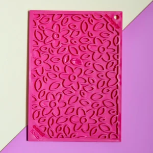 Flower Power Dog Lick Mat (Made in the USA)