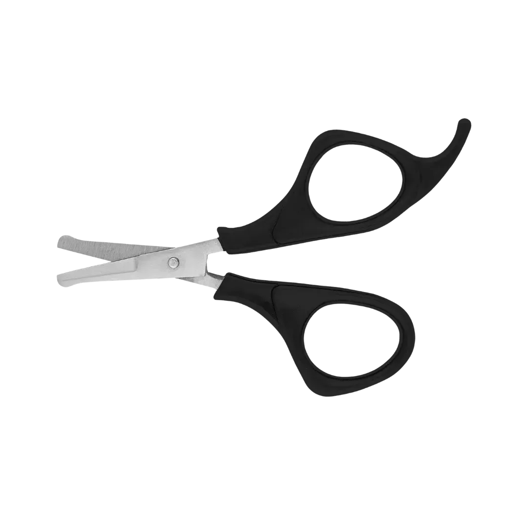 Prima 3.5" Straight Scissor Black 156 by Aaronco